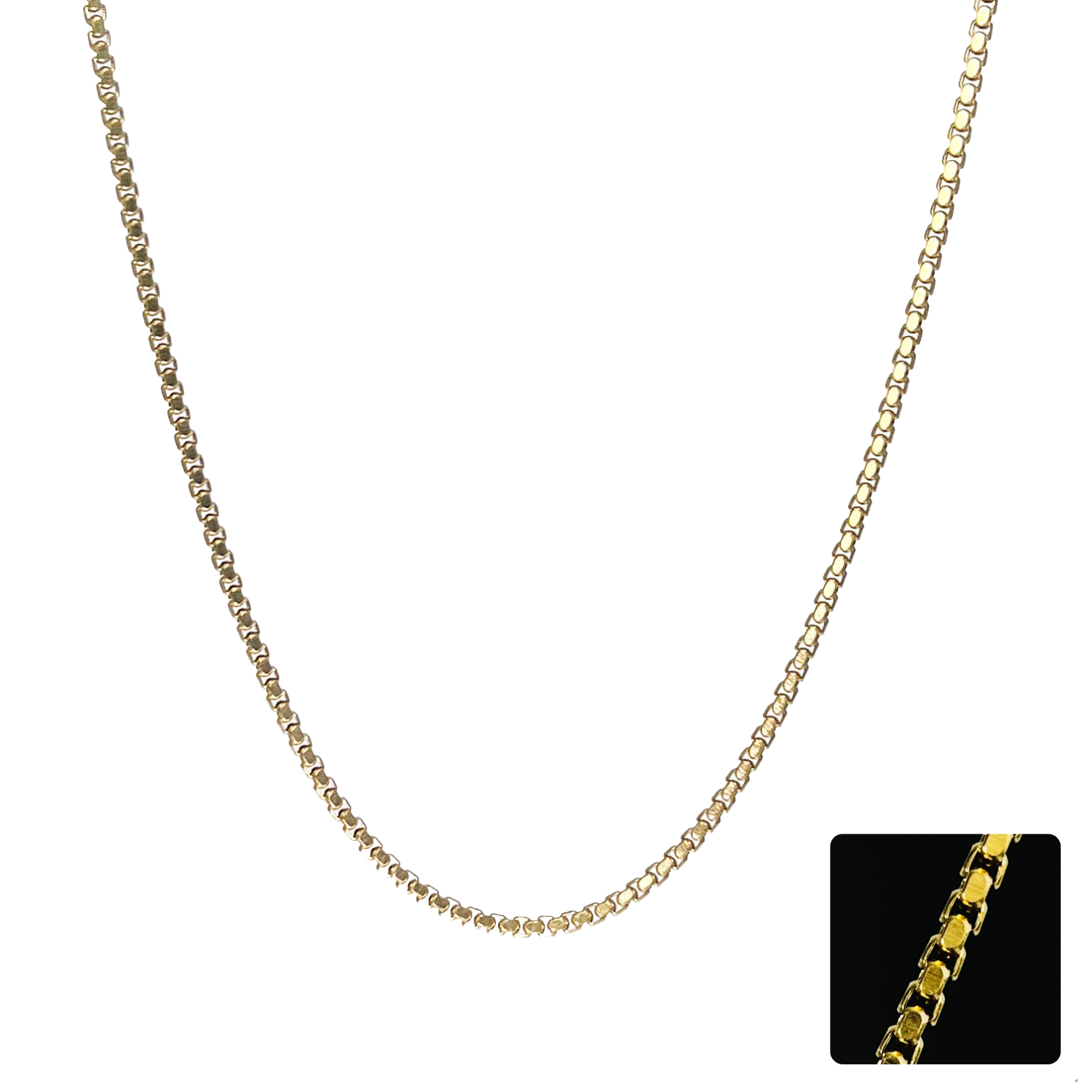 Cadena Veneciana en Oro Laminado 18K - Mujer