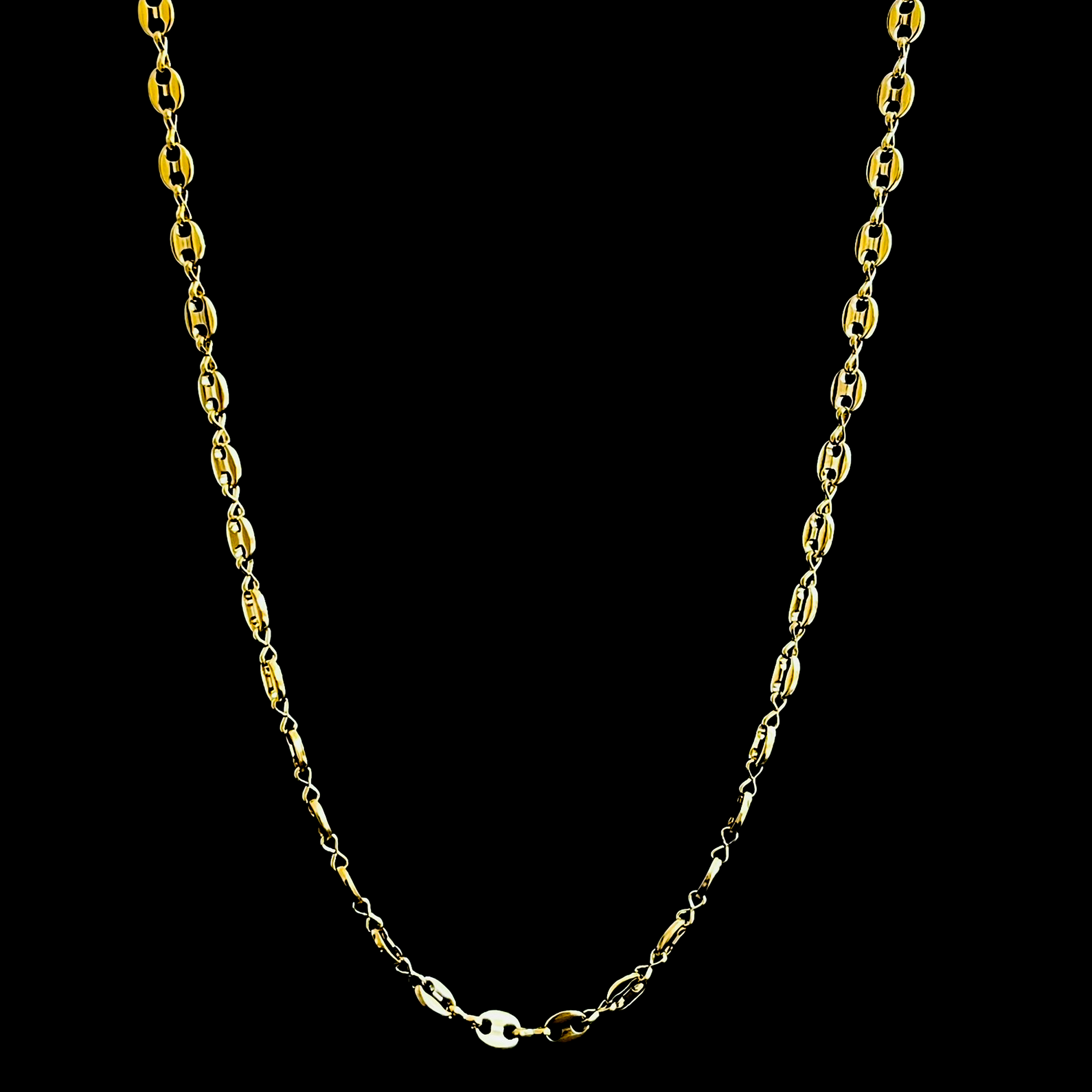 Cadena Gucci en Oro Laminado 18K - Hombre