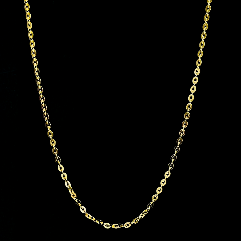 Cadena Aros en Oro Laminado 18K - Mujer