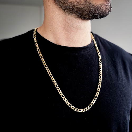 Cadena Cartier en Oro Laminado 18K - Hombre