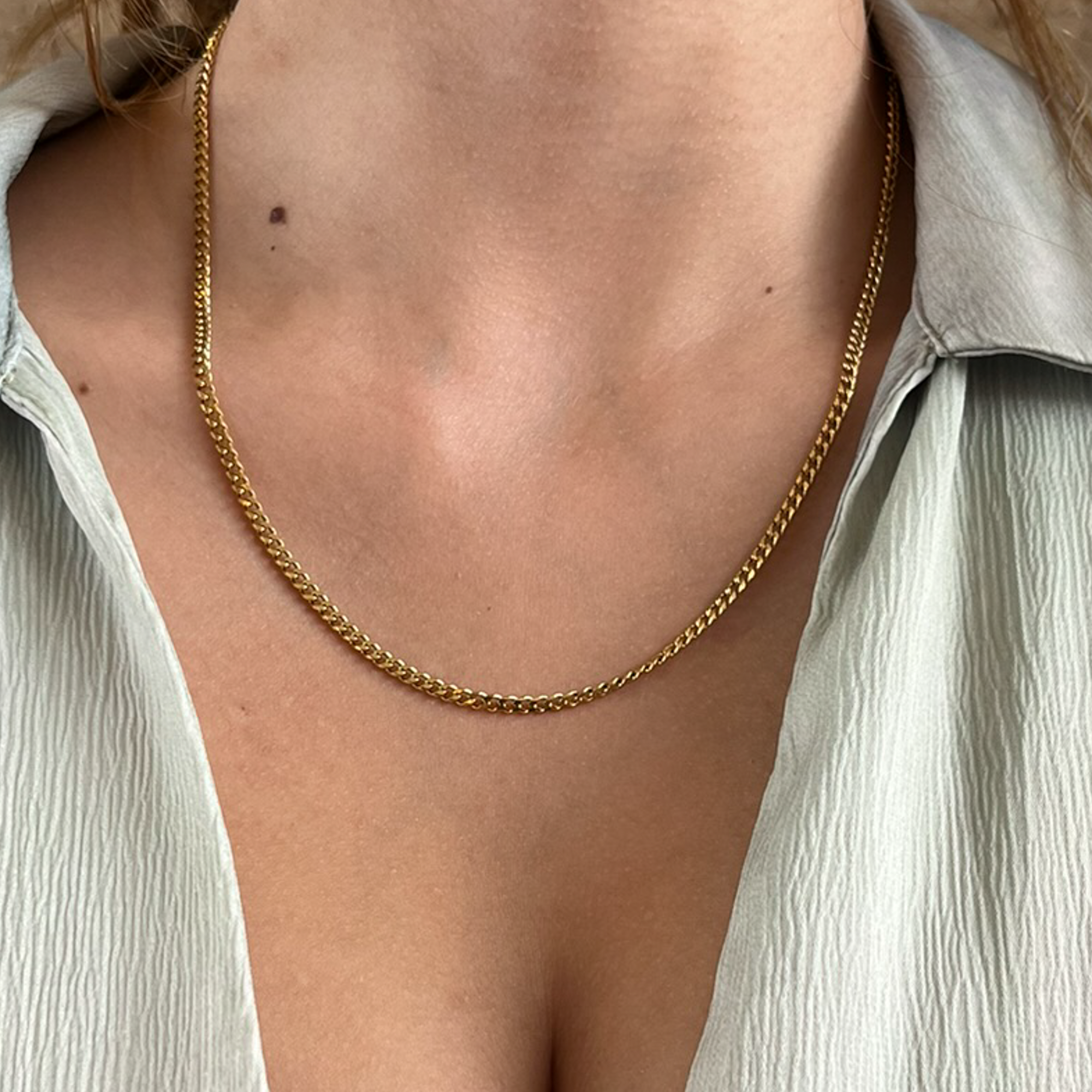 Combo Mujer Cadena + Pulsera Cubana