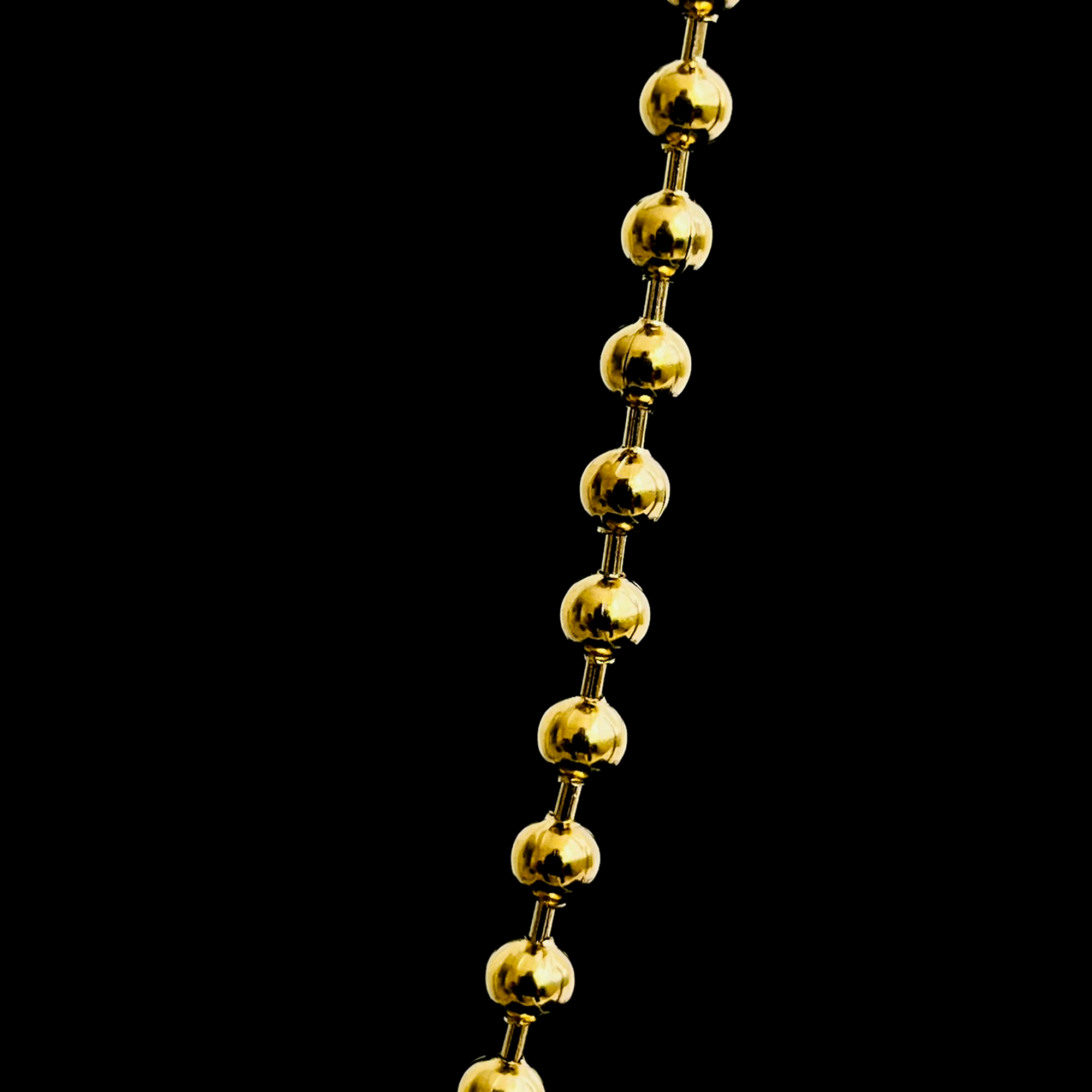 Cadena Militar en Oro Laminado 18K - Hombre