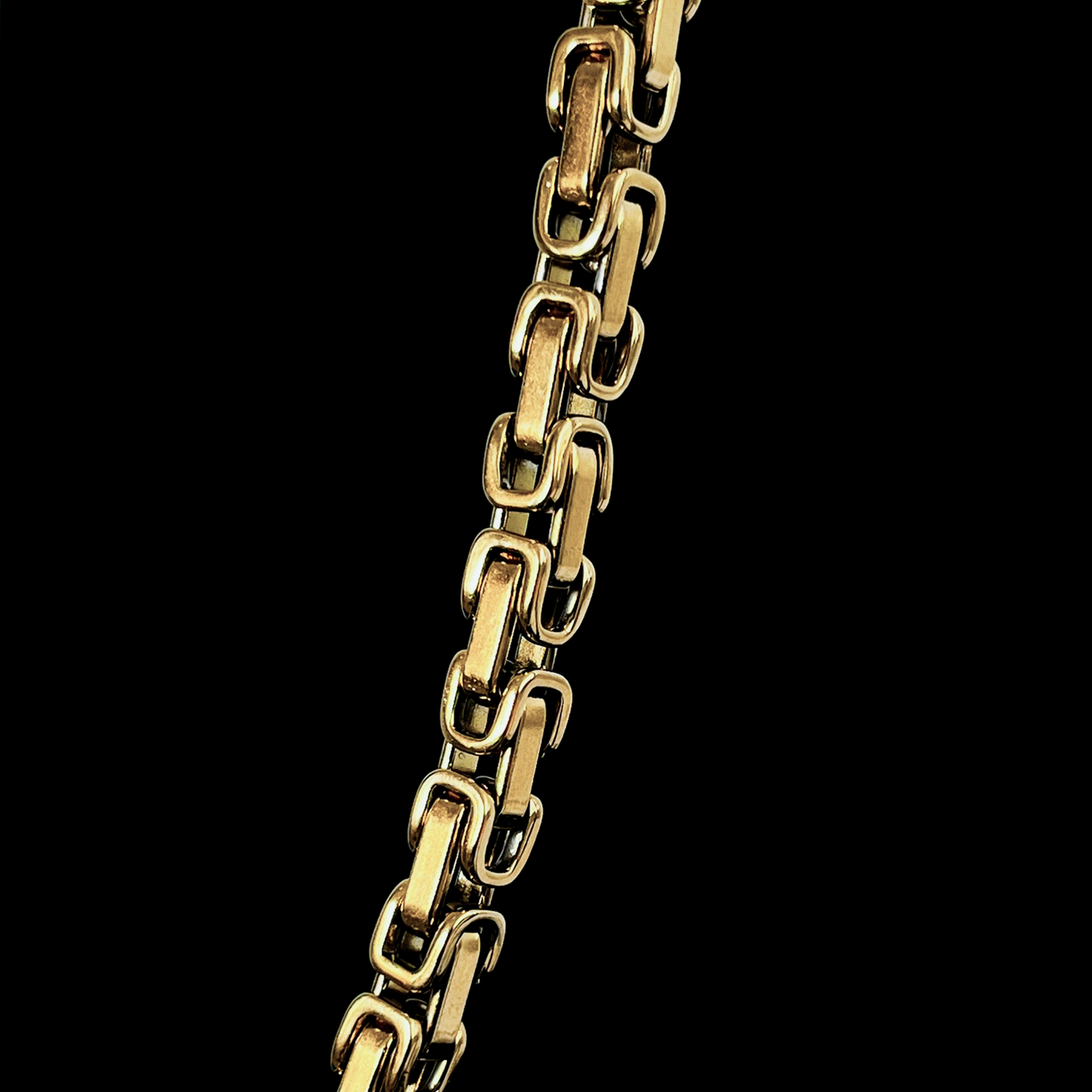 Pulsera Rustica Oro Laminado 18K - Hombre