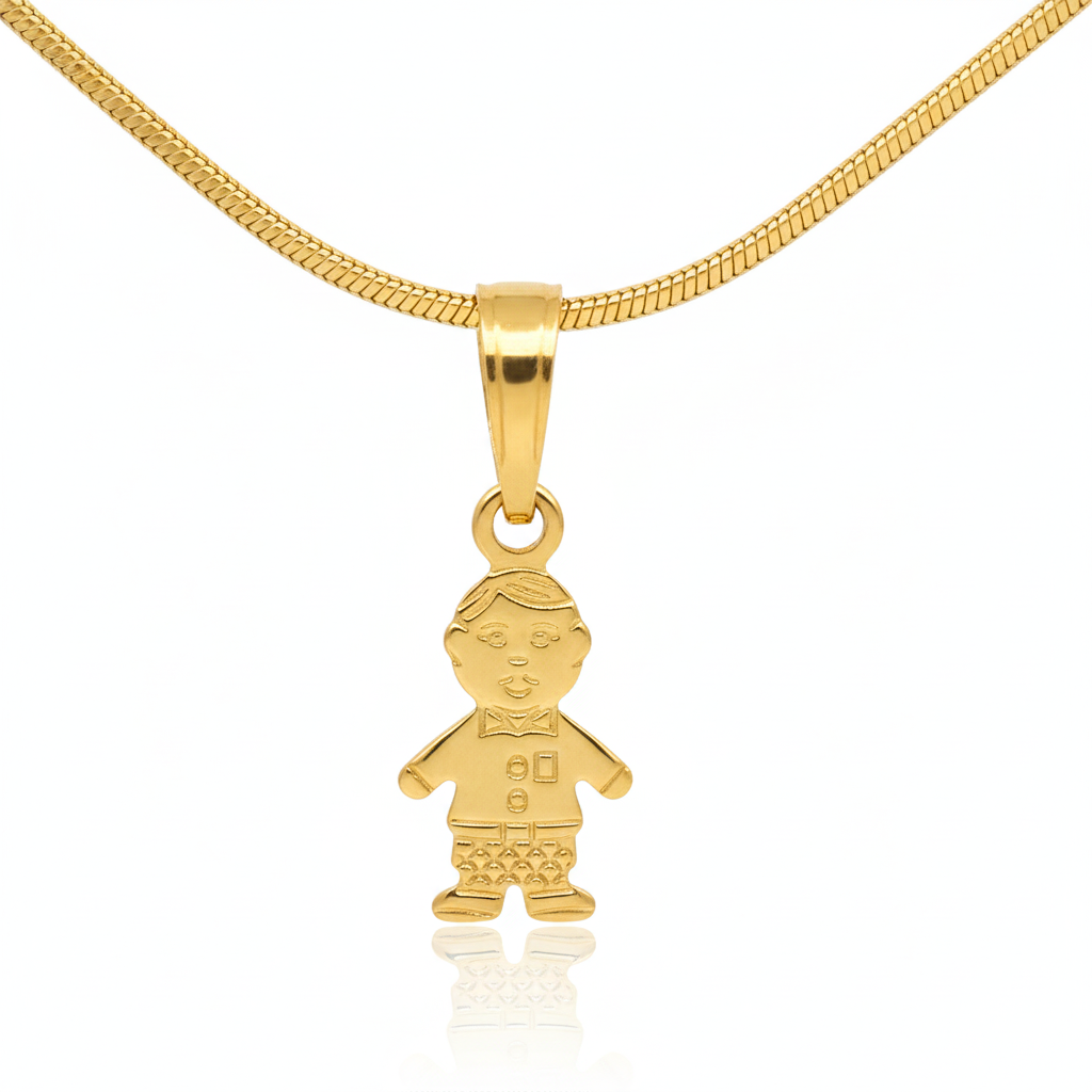 Combo Cadena Hilo + Dije en Oro Laminado 18K