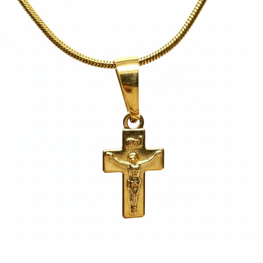 Combo Cadena Hilo + Dije en Oro Laminado 18K