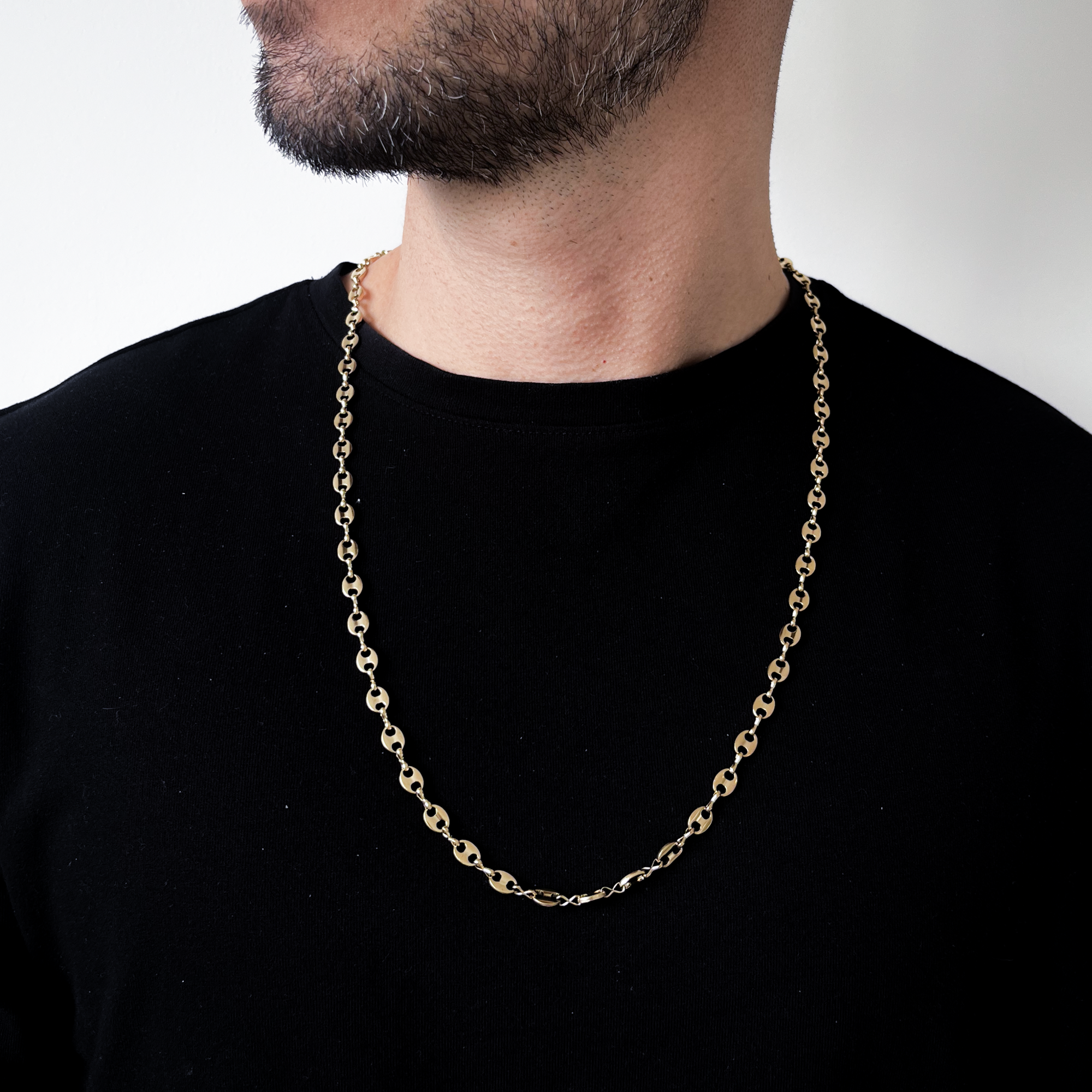 Cadena Gucci en Oro Laminado 18K - Hombre