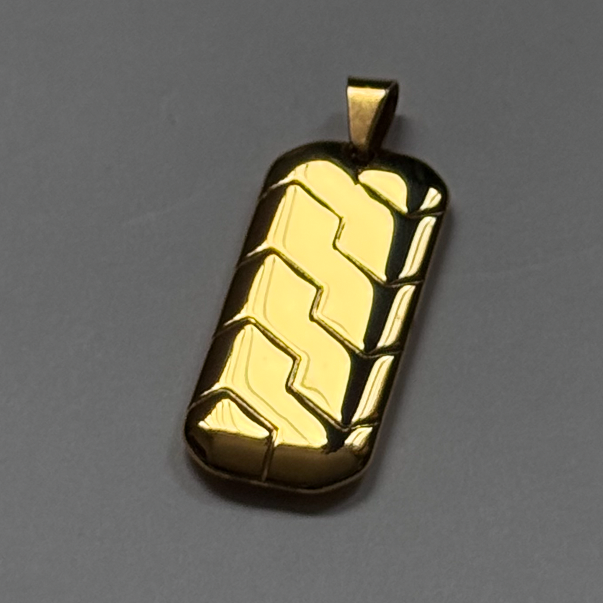 Dije Roblox en oro laminado 18K