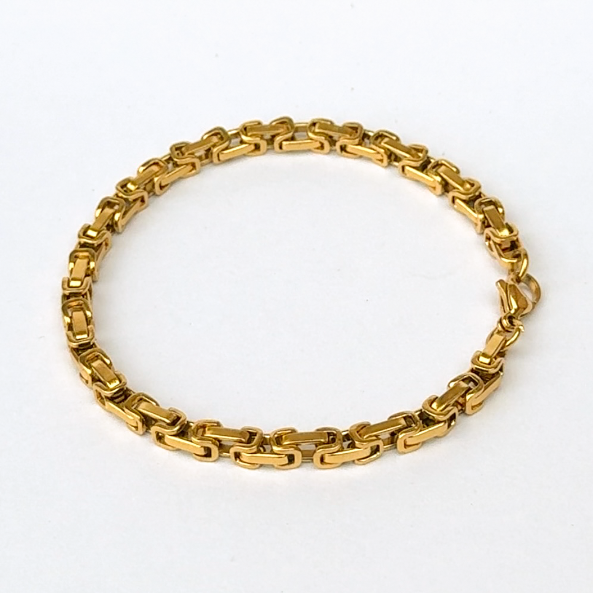 Pulsera Rustica Oro Laminado 18K - Hombre