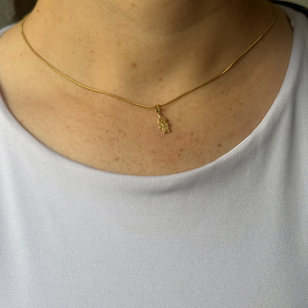 Dije de Niña en Oro Laminado 18K