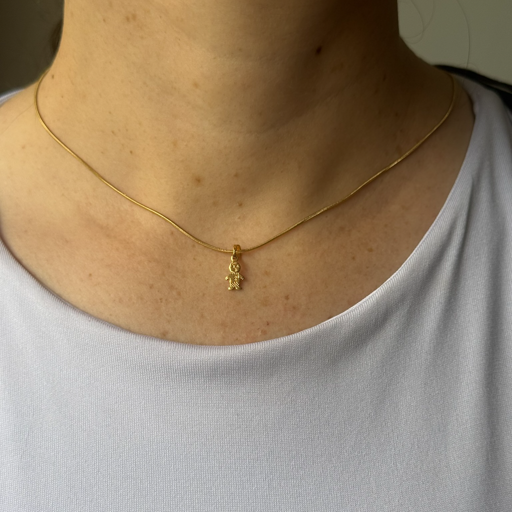 Dije de Niño en Oro Laminado 18K