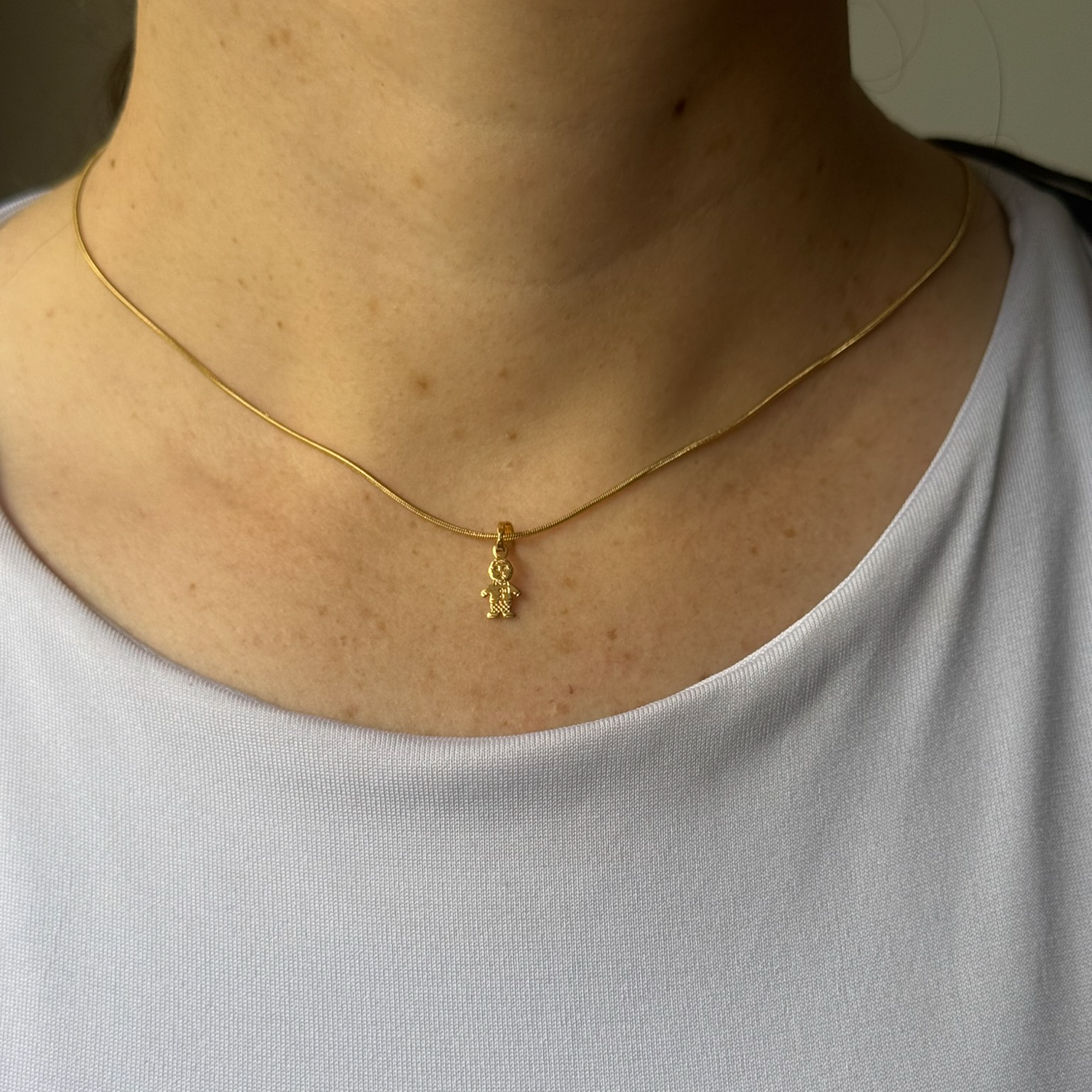 Combo Cadena Hilo + Dije en Oro Laminado 18K