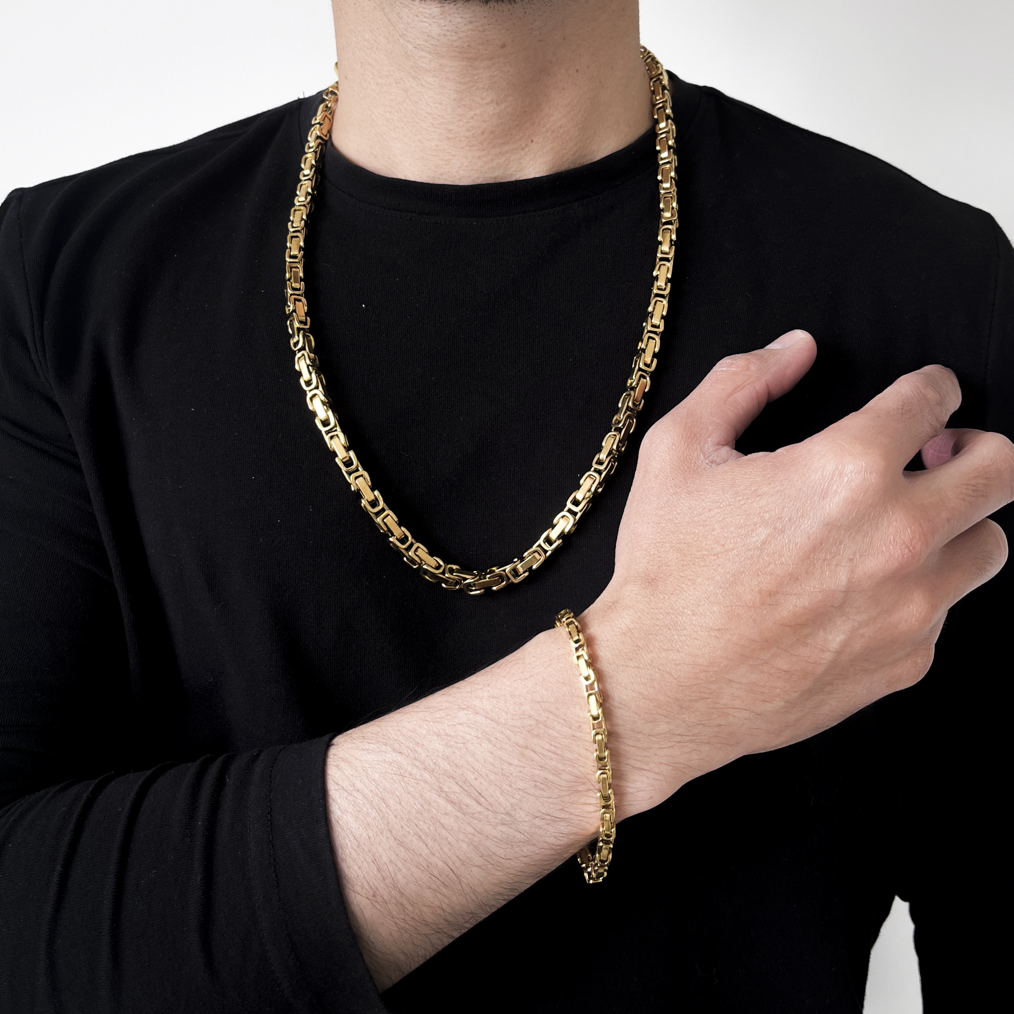 Combo: compra cadena rústica y lleva pulsera GRATIS