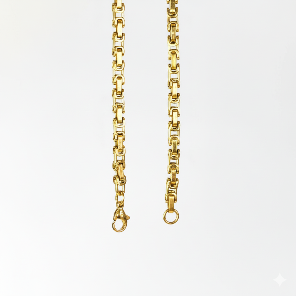 Pulsera Rustica Oro Laminado 18K - Hombre